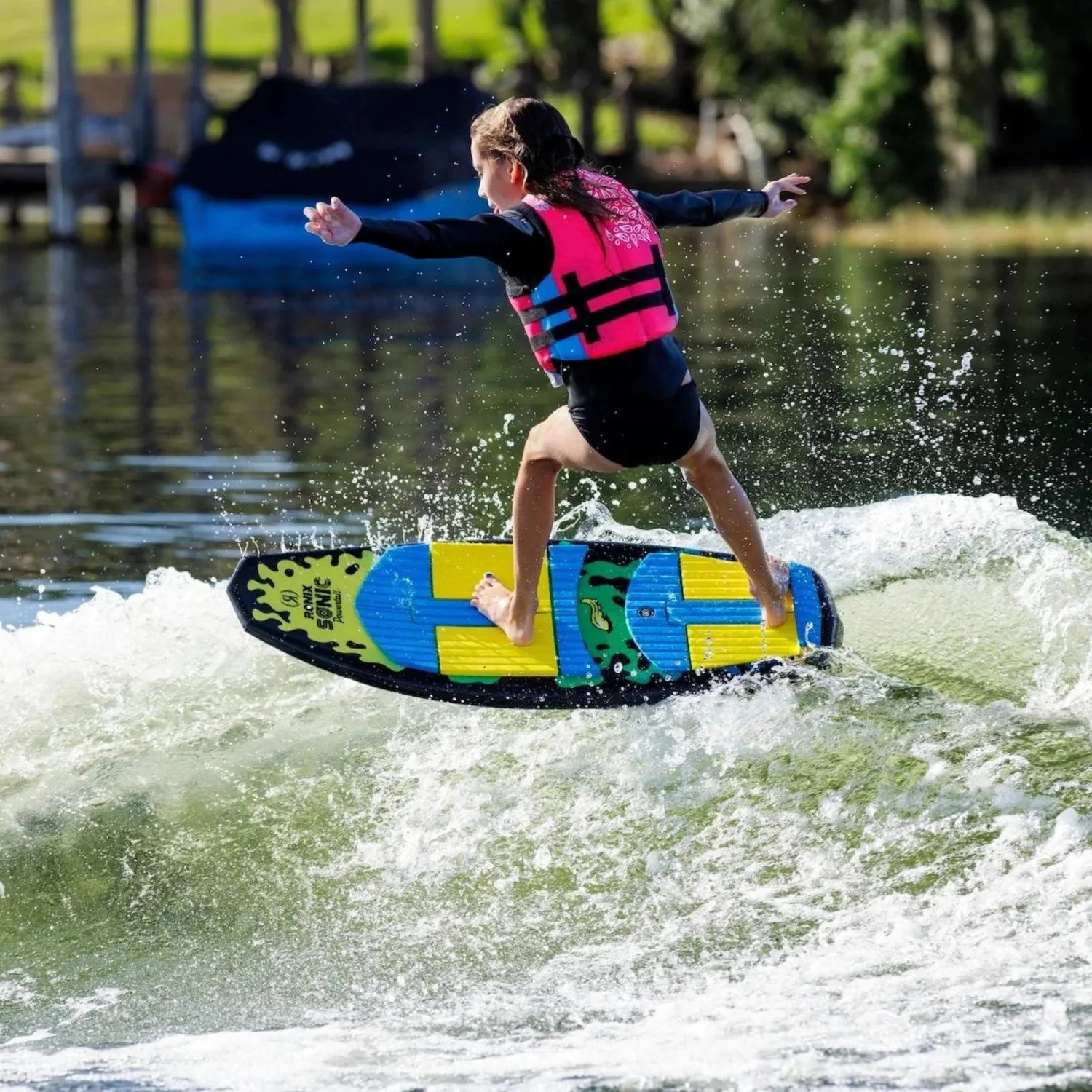 Ronix Kid's Powertail Sonic Wakesurf Board 2026 - Image 4